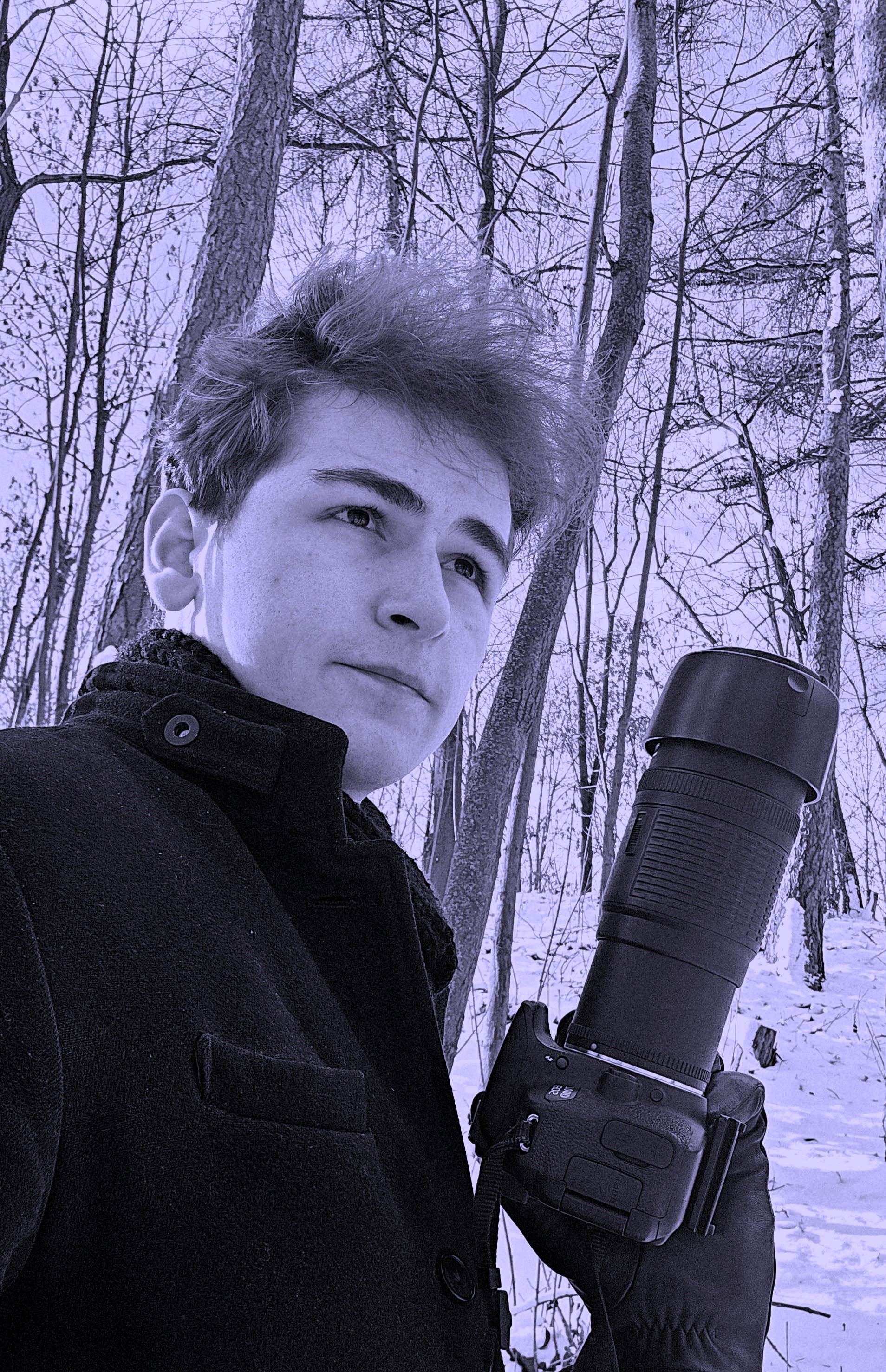 A portrait of the photographer, Tomáš Pěnkava.